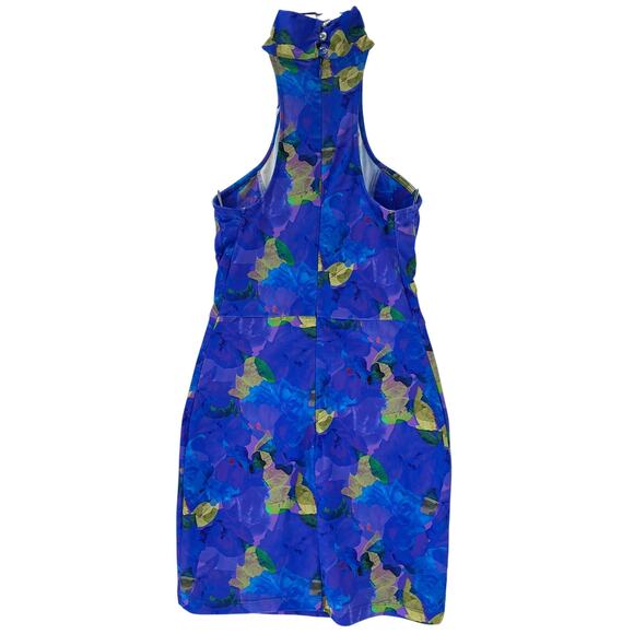 The New Arrivals By Ilkyaz Ozel Vibrant Blue Ziggy Mini Size 38 / M Dress - Picture 3 of 4